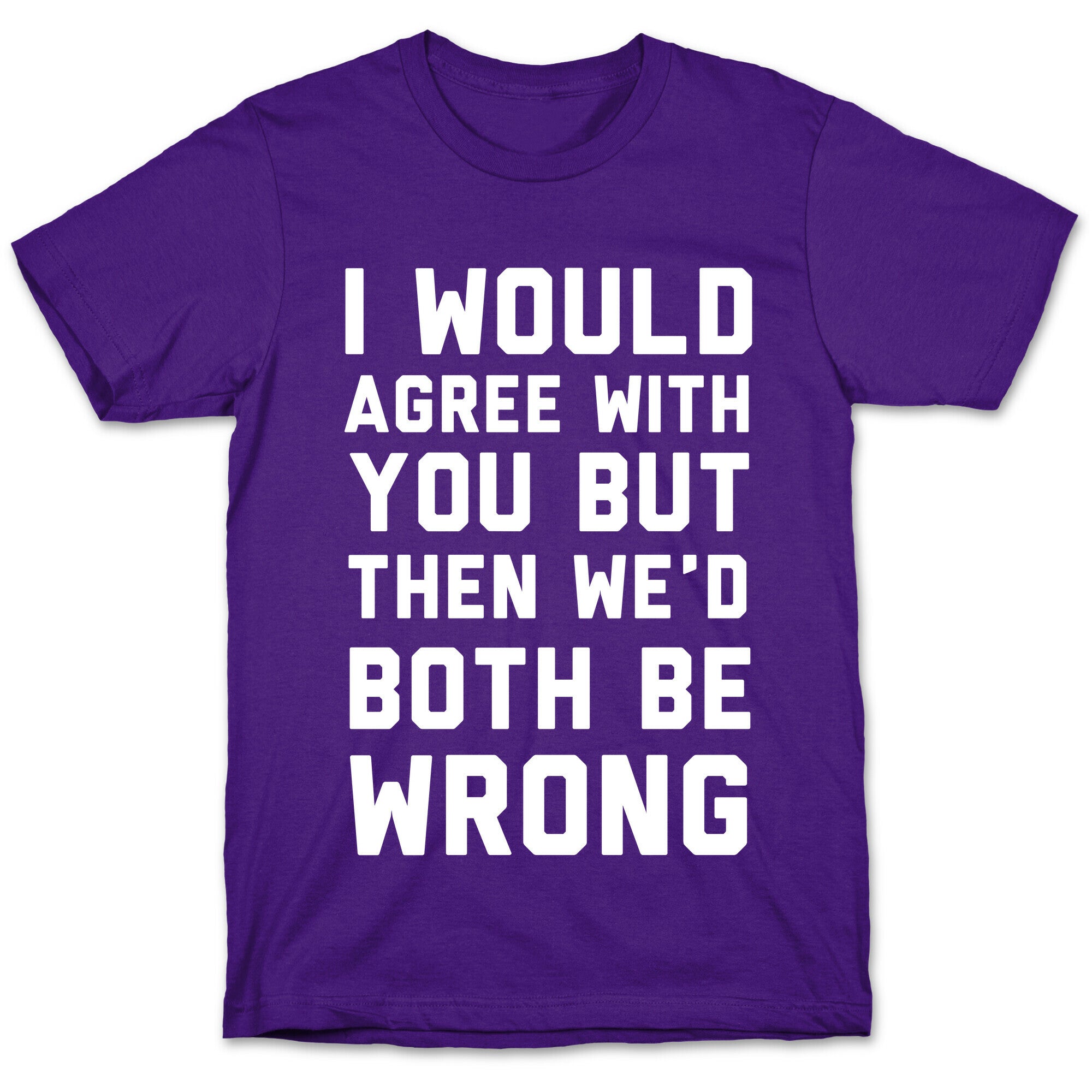 I Would Agree With You, But Then We'd Both Be Wrong T-Shirt